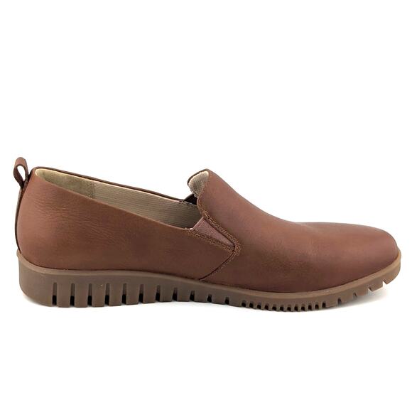 Dansko Linley Tan Burnished Calf Leather Loafers Womens EU 41 US 10-10.5 Slip On - Picture 5 of 12